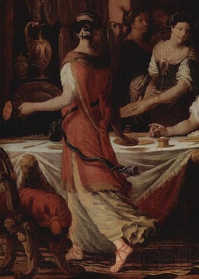 Johann Liss Gastmahl der Ester Detail Spain oil painting art